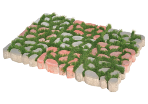 Pebble Grass Paver